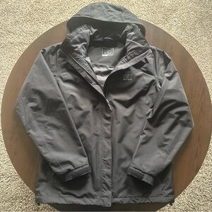 Helly Hansen Jacket Womens Large Black Helly Tech Protection Rain